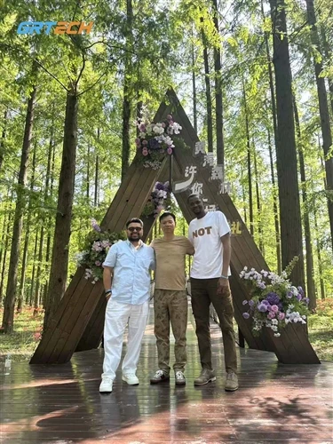 Melawat Huanghai Forest Park Bersama Rakan Kongsi Grtech Dari India Dan Guinea Bersama-sama